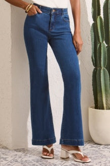 Audrey Boundless Stretch Hugging Wide Crop Denim