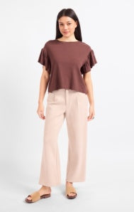 Delphine Ruffle Sleeve Top