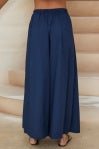 Cotton Poplin Extra Wide Leg Trousers