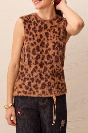 Crewneck Jacquard Sweater Vest - Hazelwood