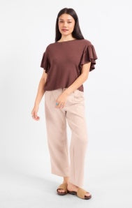 Delphine Ruffle Sleeve Top