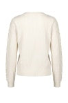 Long Sleeve Button Front Cardigan Sweater w/ Ruffles