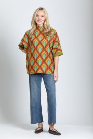 Mod Squad Sweater w/ Contrast Cuffs