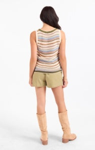 Fall Stripe Sweater Vest