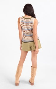 Fall Stripe Sweater Vest