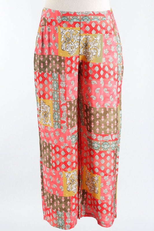Regatta Paisley Vacay Pant - Coral - BAY WINDOW