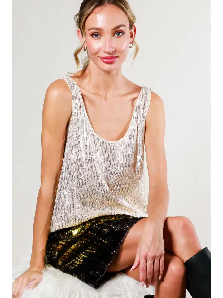Sequin Tank - BAY WINDOW