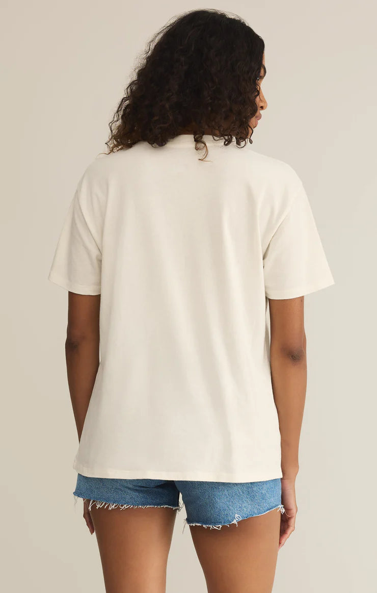 Vino Boyfriend Tee - Sea Salt