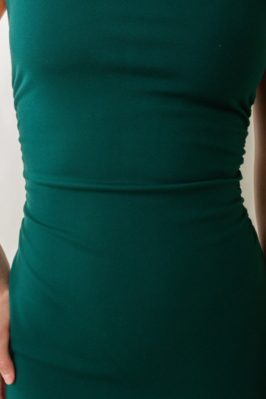 Tamara Midi Dress - Evergreen - BAY WINDOW