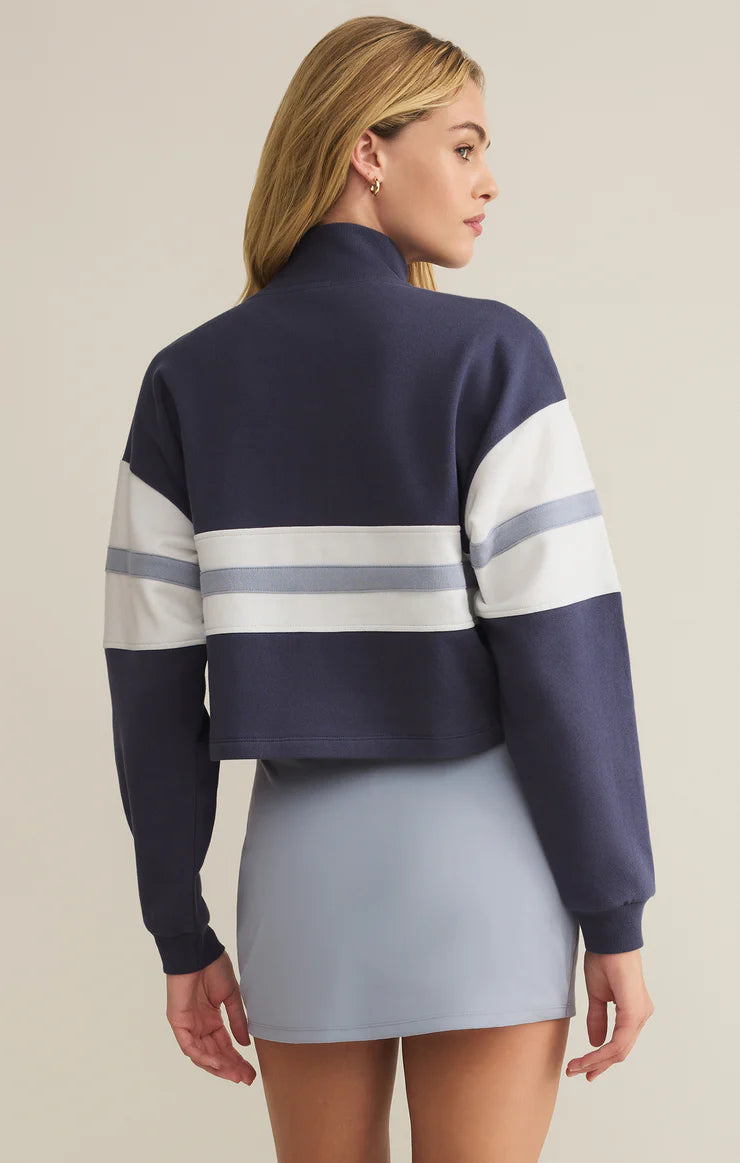 All Day Rugby Top - Worn Blue - BAY WINDOW