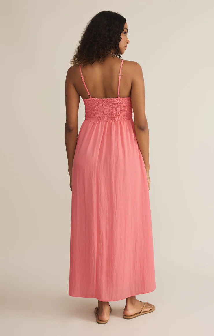 Beachside Midi Dress - Sunset Pink Beachside Midi Dress - Sunset Pink