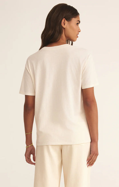 Cocktails Boyfriend Tee - Sea Salt - BAY WINDOW
