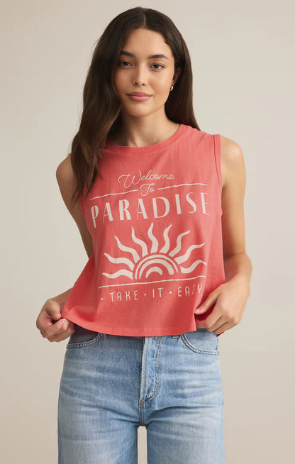 Paradise La Mer Tank - Sunset Pink - BAY WINDOW