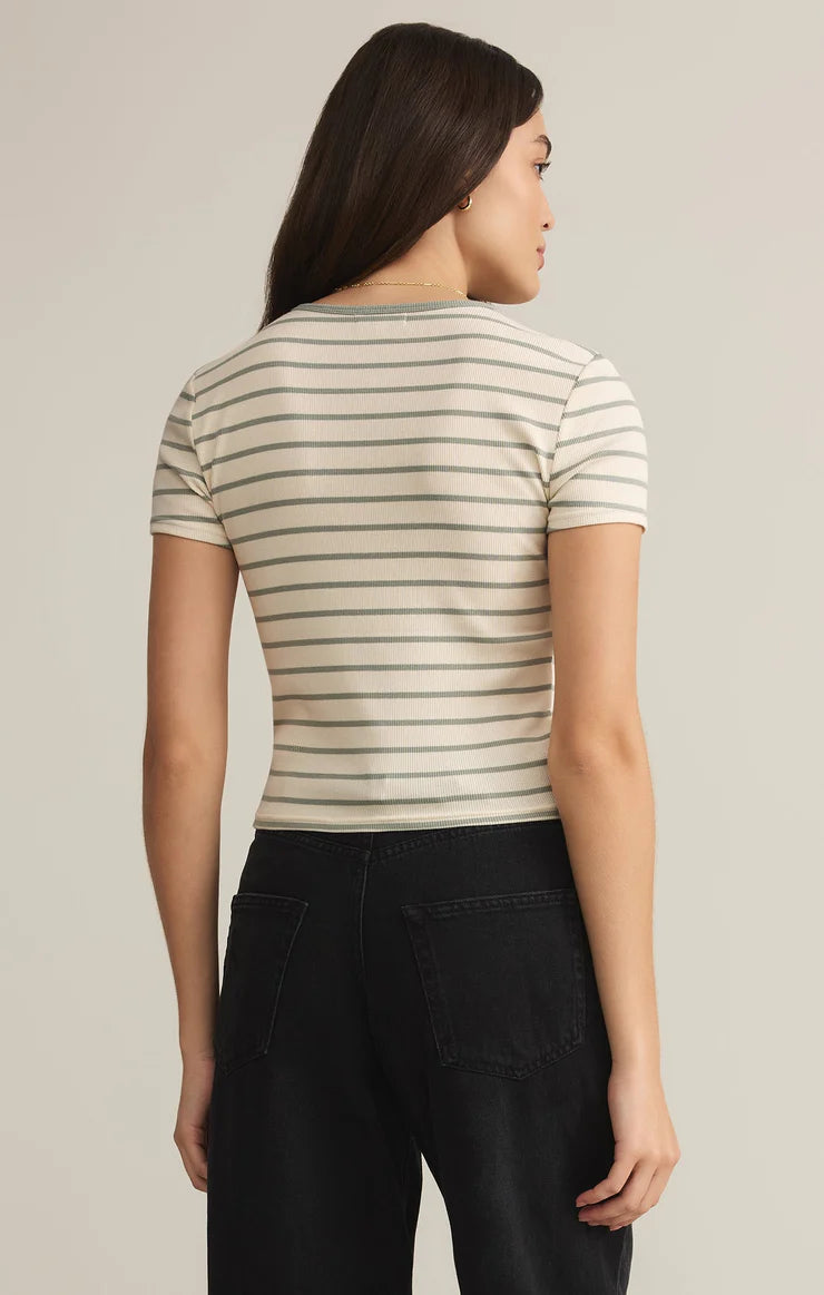 Saxton Striped Tee - BAY WINDOW