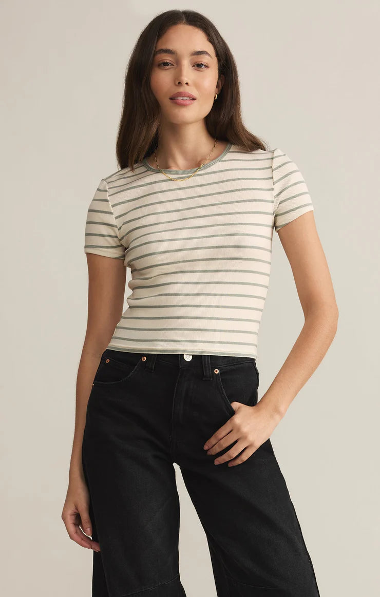 Saxton Striped Tee - BAY WINDOW