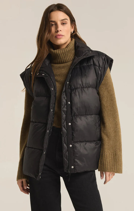 Sundown Oversized Puffer Vest - BAY WINDOW